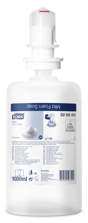 TORK Pěnové mýdlo S4 antib.1l 520501